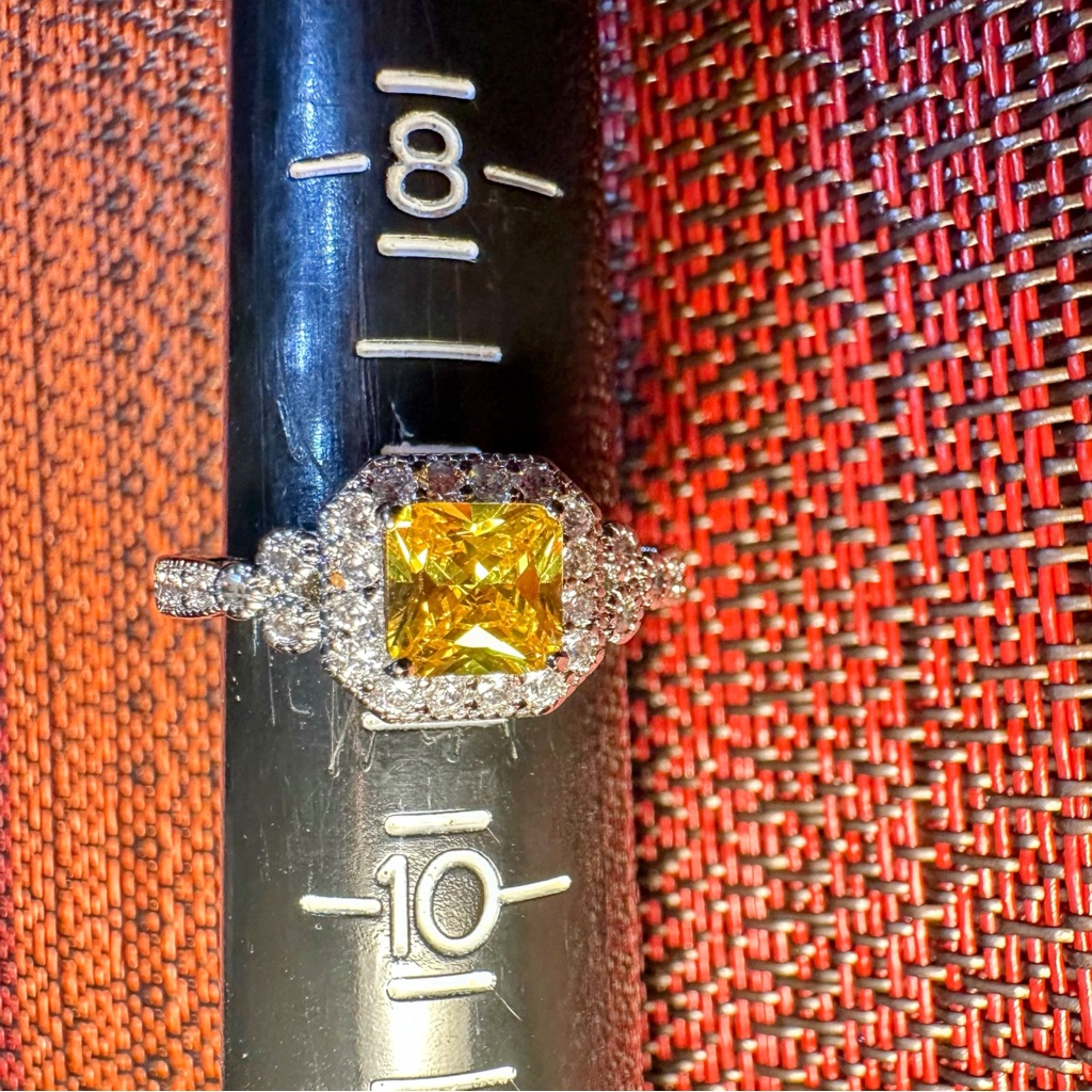 Fragrant Jewels Radiant Yellow And Silver Ring 20$